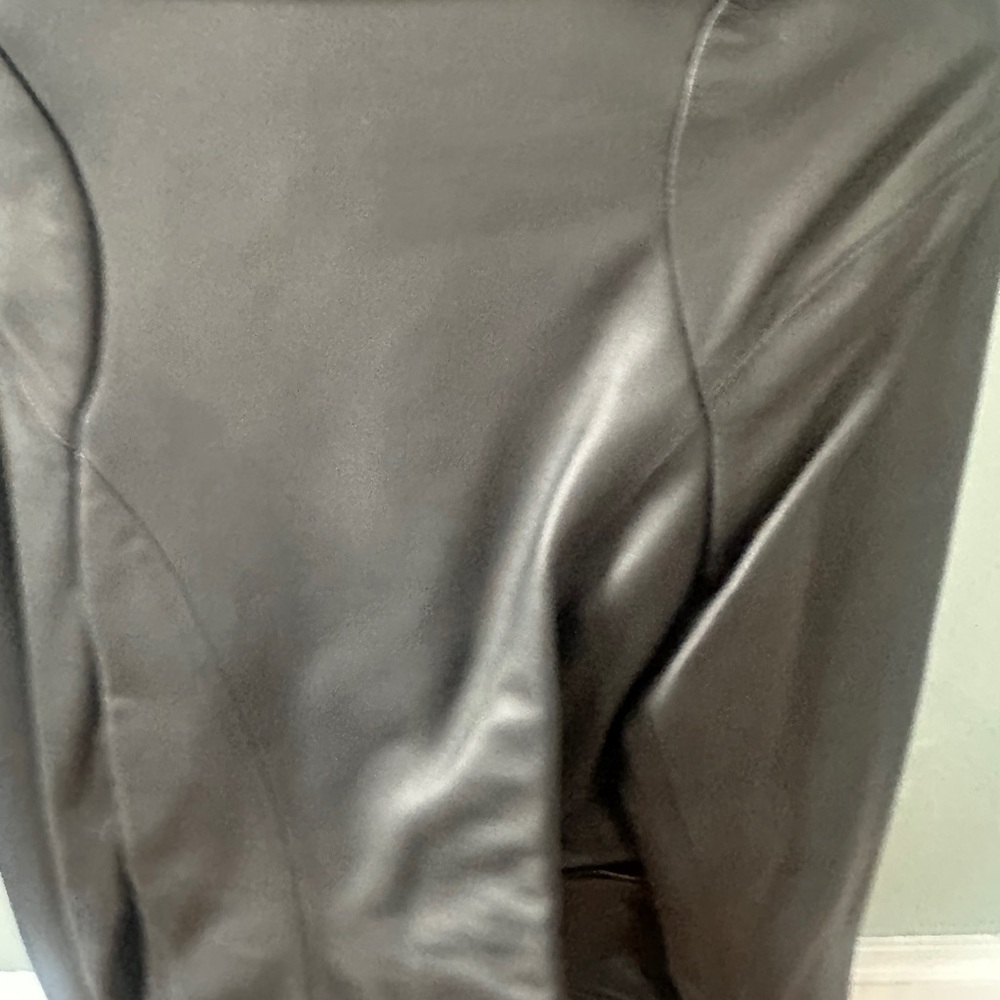 Vivienne Westwood Charcoal Leather Coat - Picture 4 of 6